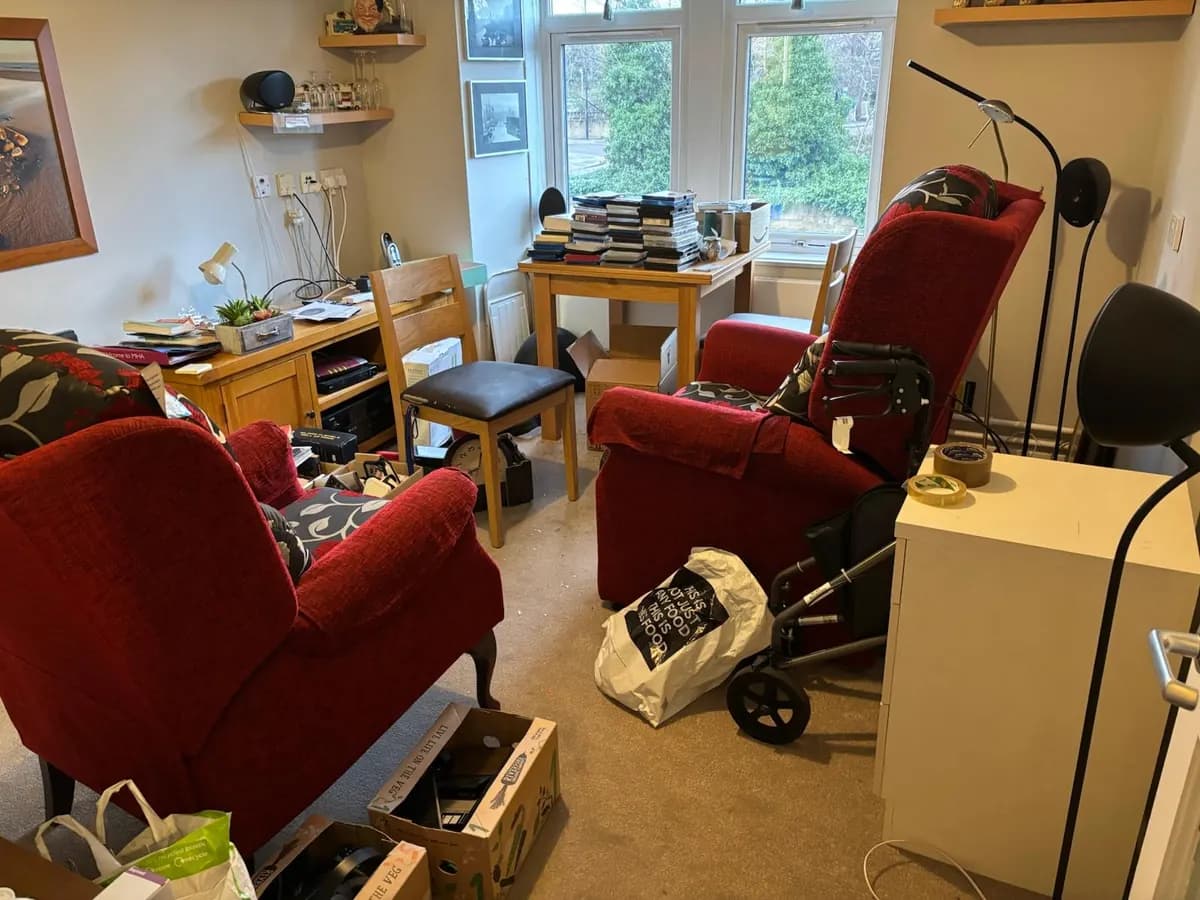 Wavre: an emotional clearance before moving into a care home