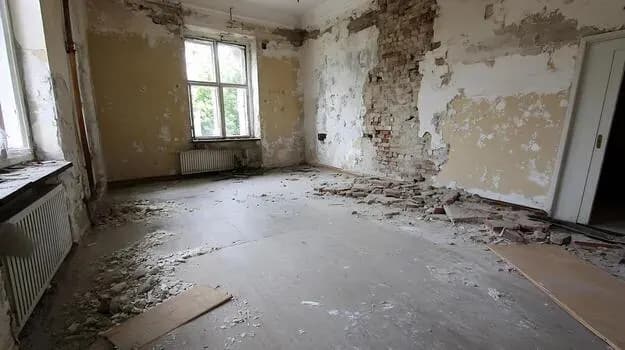 Seraing: a clearance in a timeworn building